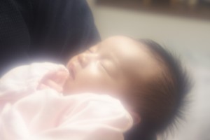 赤ちゃんの寝顔